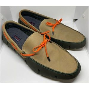 SWIMS Loafers Boat Tan Orange Shoes